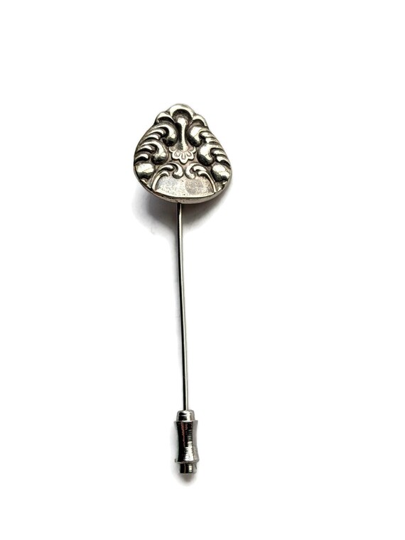 Recycled Vintage silver Spoon Stick pin Tea Party… - image 7