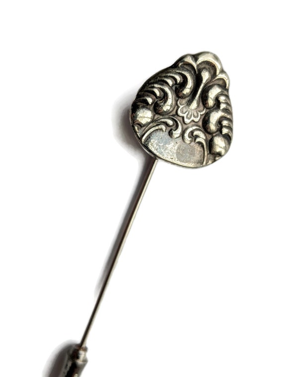 Recycled Vintage silver Spoon Stick pin Tea Party… - image 6