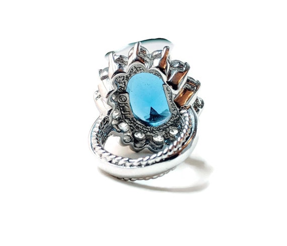 Kjl Princess Diana Blue Sapphire Kate Middleton Cocktail Etsy Kjl Princess Diana Blue Sapphire Kate Middleton Cocktail Etsy