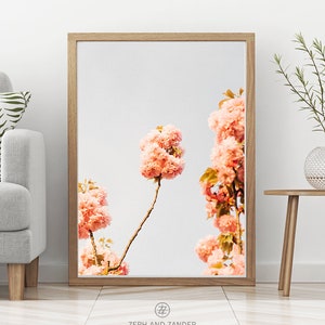 BOTANICAL PRINT #005 Orange Blossom, Flower, Contemporary, Printable Instant Download, Digital Download, Large Poster, Home Decor,Wall decor