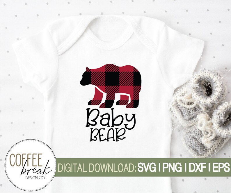 Download Family plaid bear SVG bundle Mama bear papa brother | Etsy