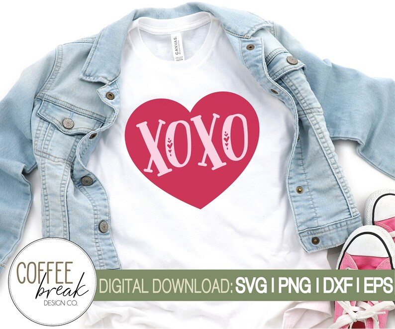 Download Valentines day SVG xoxo svg Girls Valentines Day shirt | Etsy