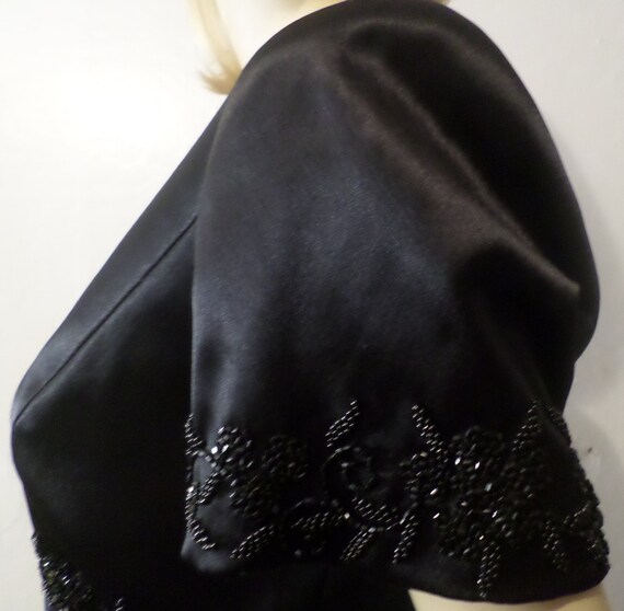 Vintage Laurence Kazar Black Tie stunning satin d… - image 8