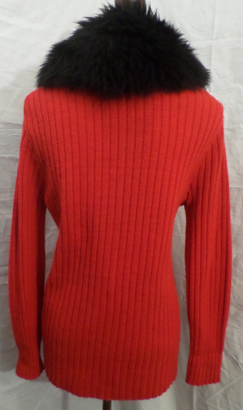 ruby red sweater
