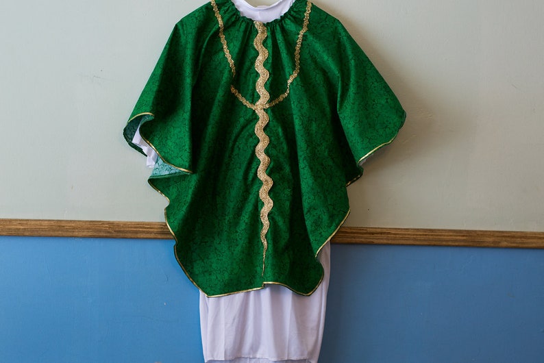 Children's VestmentGreen All Saint's Costume Green image 0