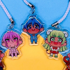 Welcoming Demon School Phone Charms