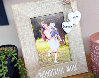 Wonderful Mum Photo Frame | Mother’s Day / Birthday Gift  | Mom Mummy Mum | 6x4”