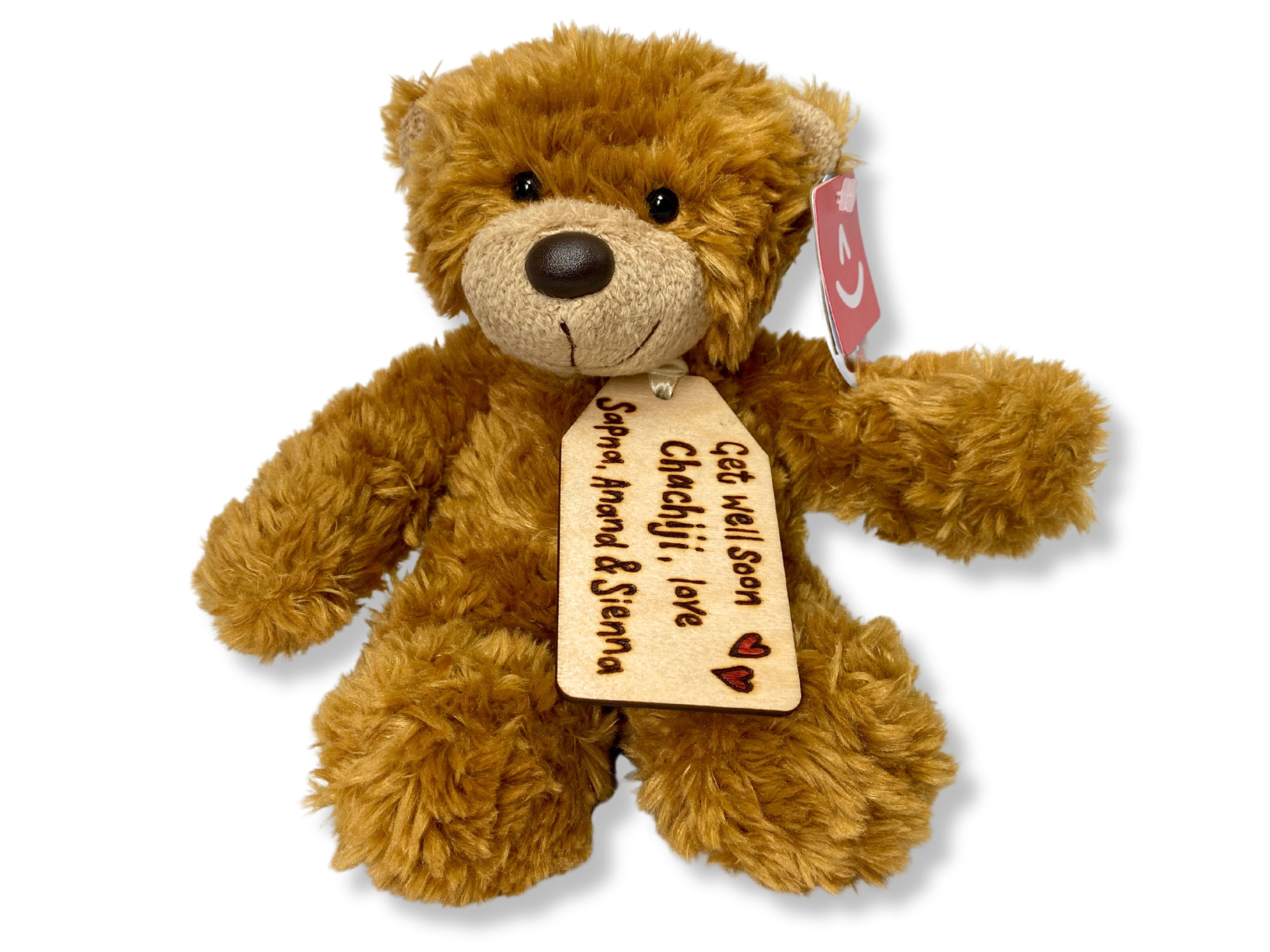 Personalized Get Well Soon Teddy Bear – Custom Plush Stuffed Animal For Encouragement, Gifts For Her, Him, Kids