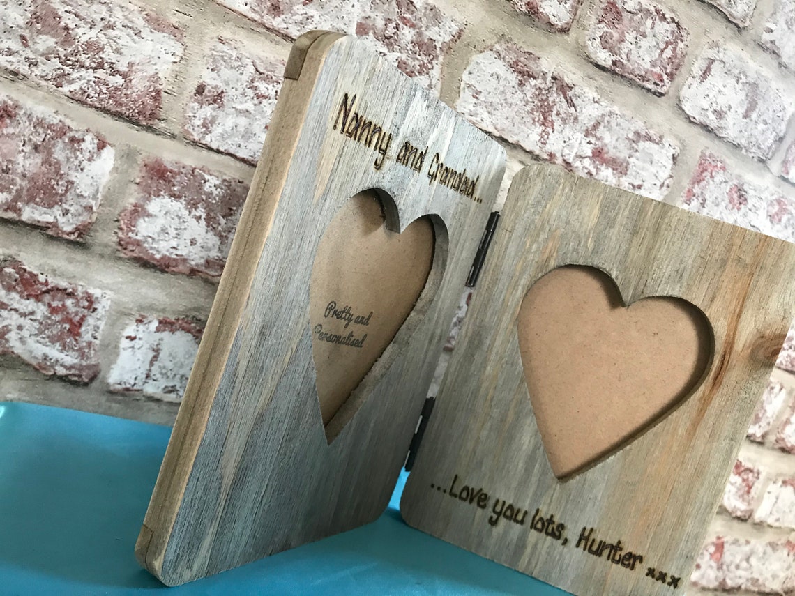 grandad double photo frame