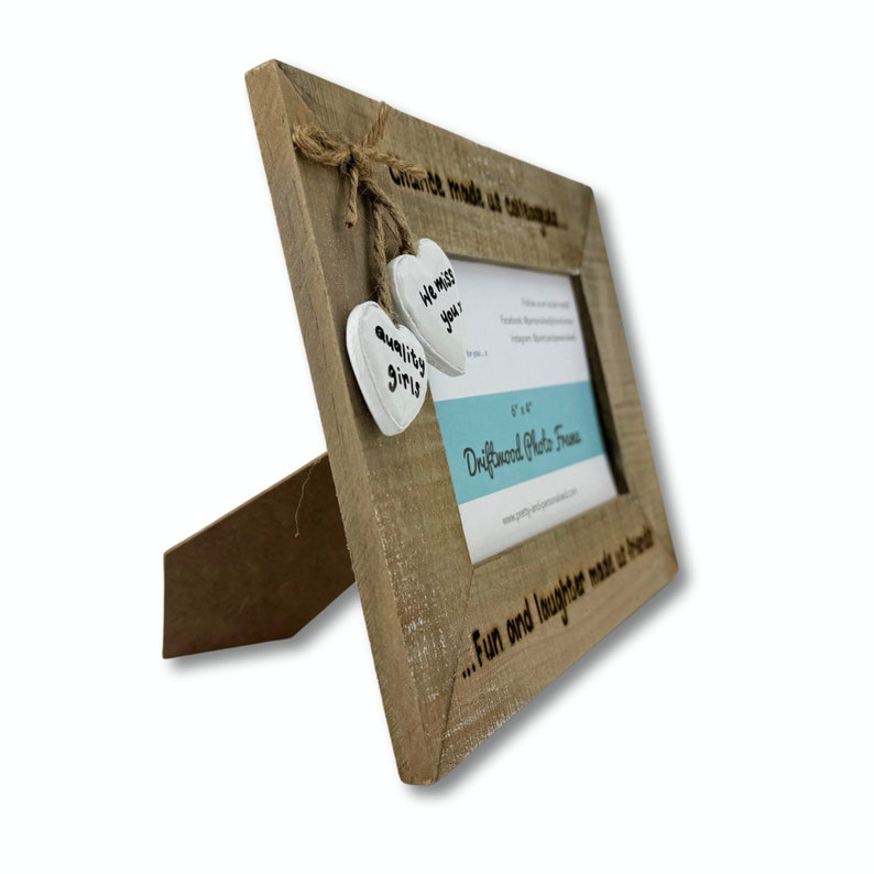 Work Friend Gift / Retirement / Leaving | Coworker | Chance Made Us Colleagues, Fun And Laughter Made Us Friends | Personalised Wood Frame image 5