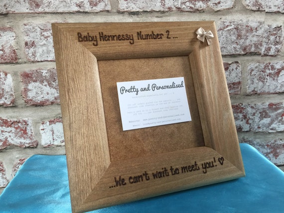 baby scan personalised frame