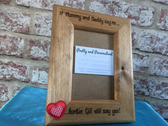 Solid Wood Personalised Photo Frame 6x4/" 7x5/" Grandson Granddaughter Grandchild