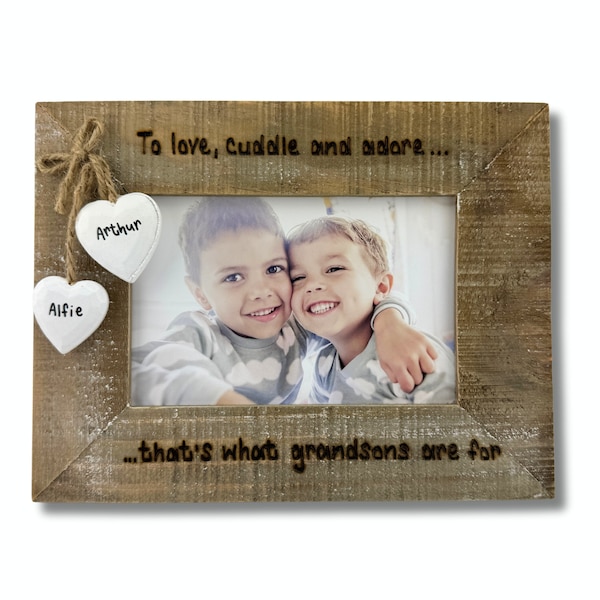 Nan and Grandad Personalised Frame Etsy UK