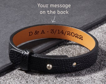 Gifts For Boyfriend, Secret Message Bracelet, Birthday Bracelet for Boyfriend, Hidden Message Bracelet, Gift For Him