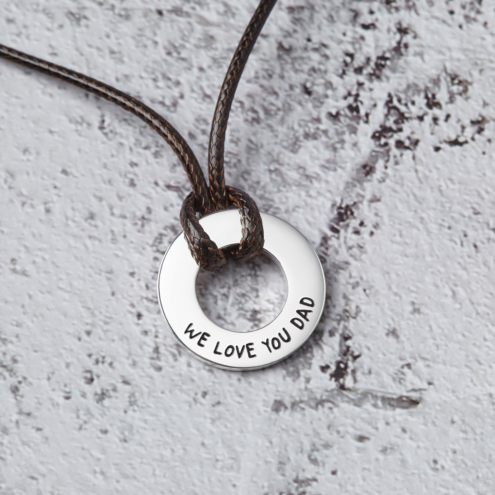 Dad Necklace With Kids Names Personalized Dad Gift Husband Etsy