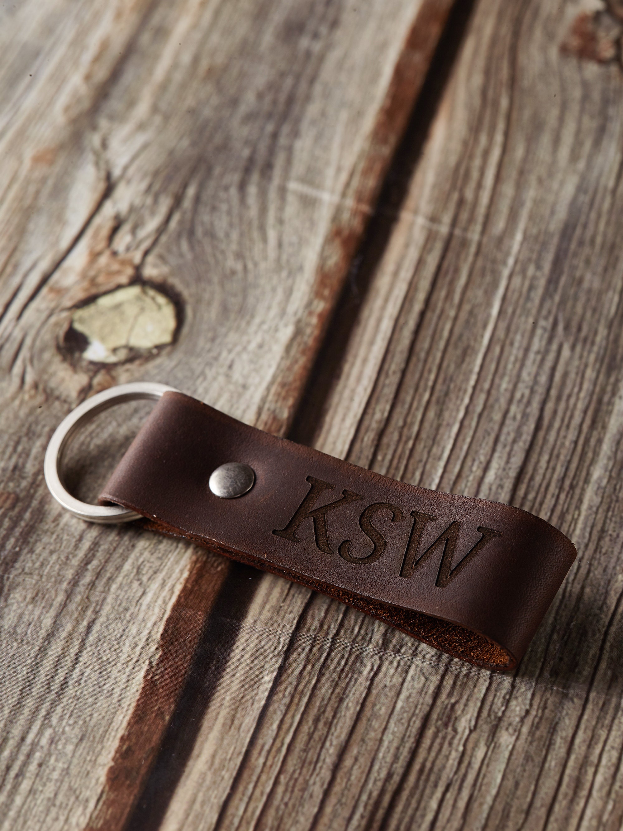 Monogram Keychain For Men Custom Keychain For Boyfriend Etsy