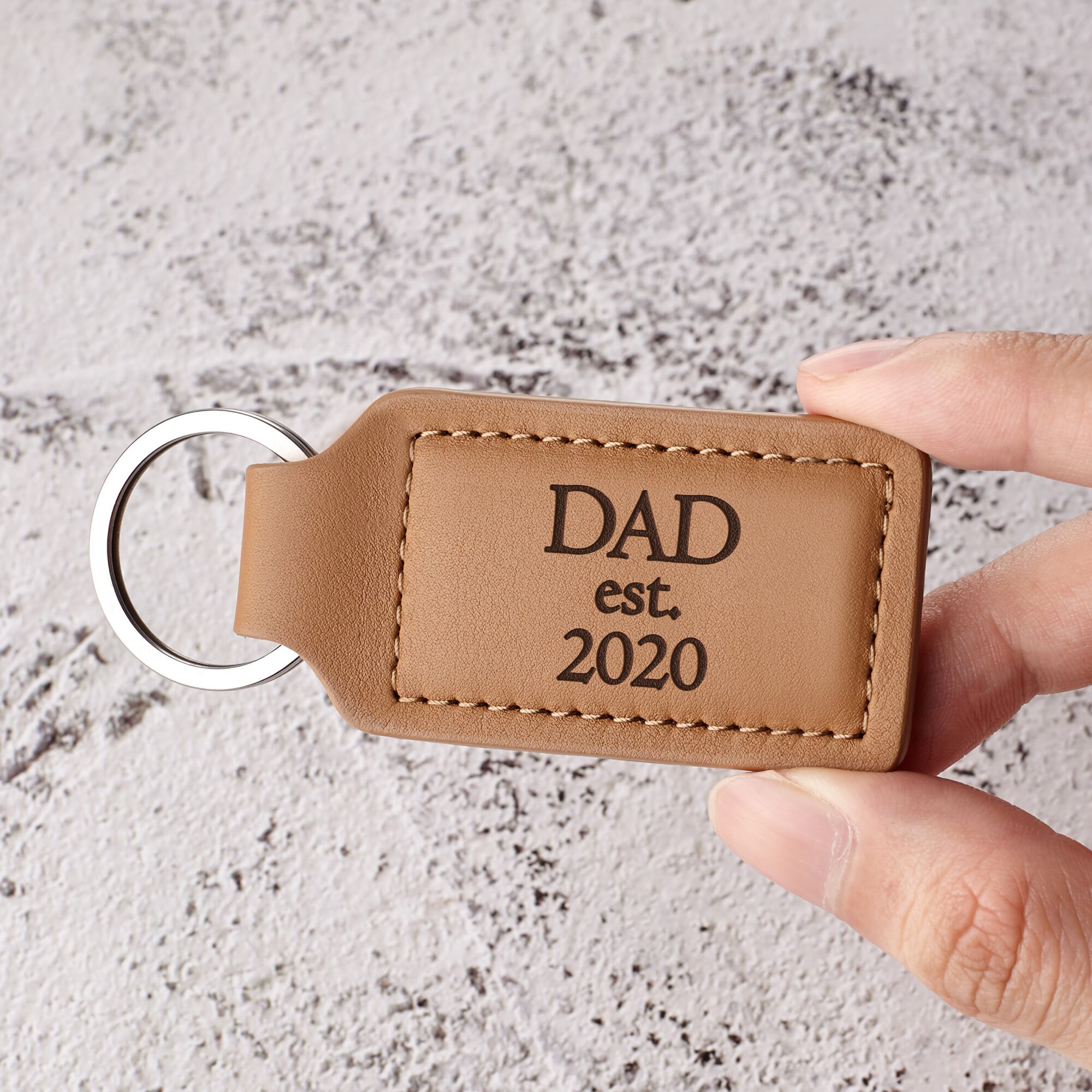 Dads Gift From Unborn Baby New Dad Keychain Gifts For New Etsy