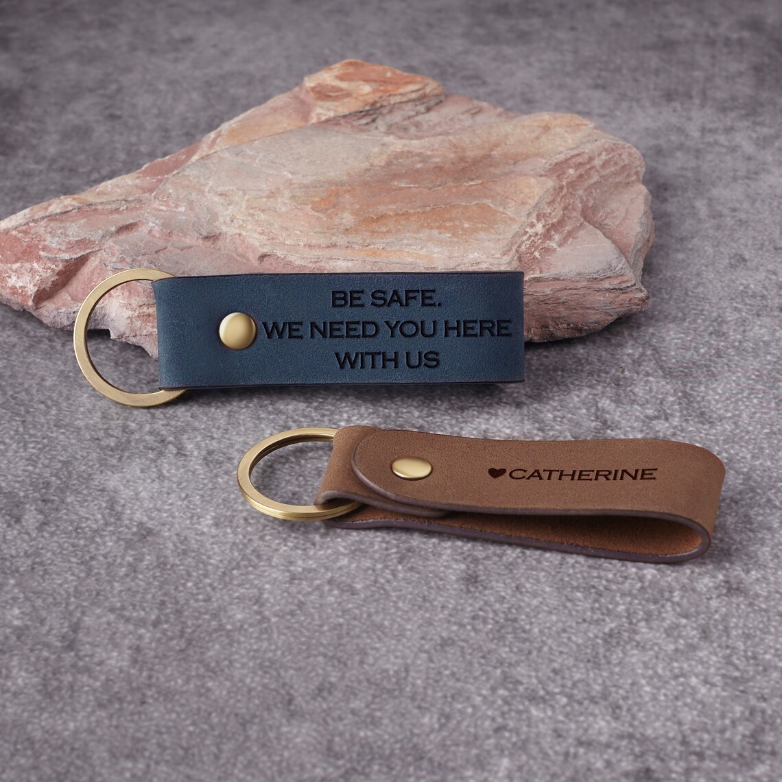 Keychain for Dad Drive Safe Daddy Keychain Dad Keychain Etsy