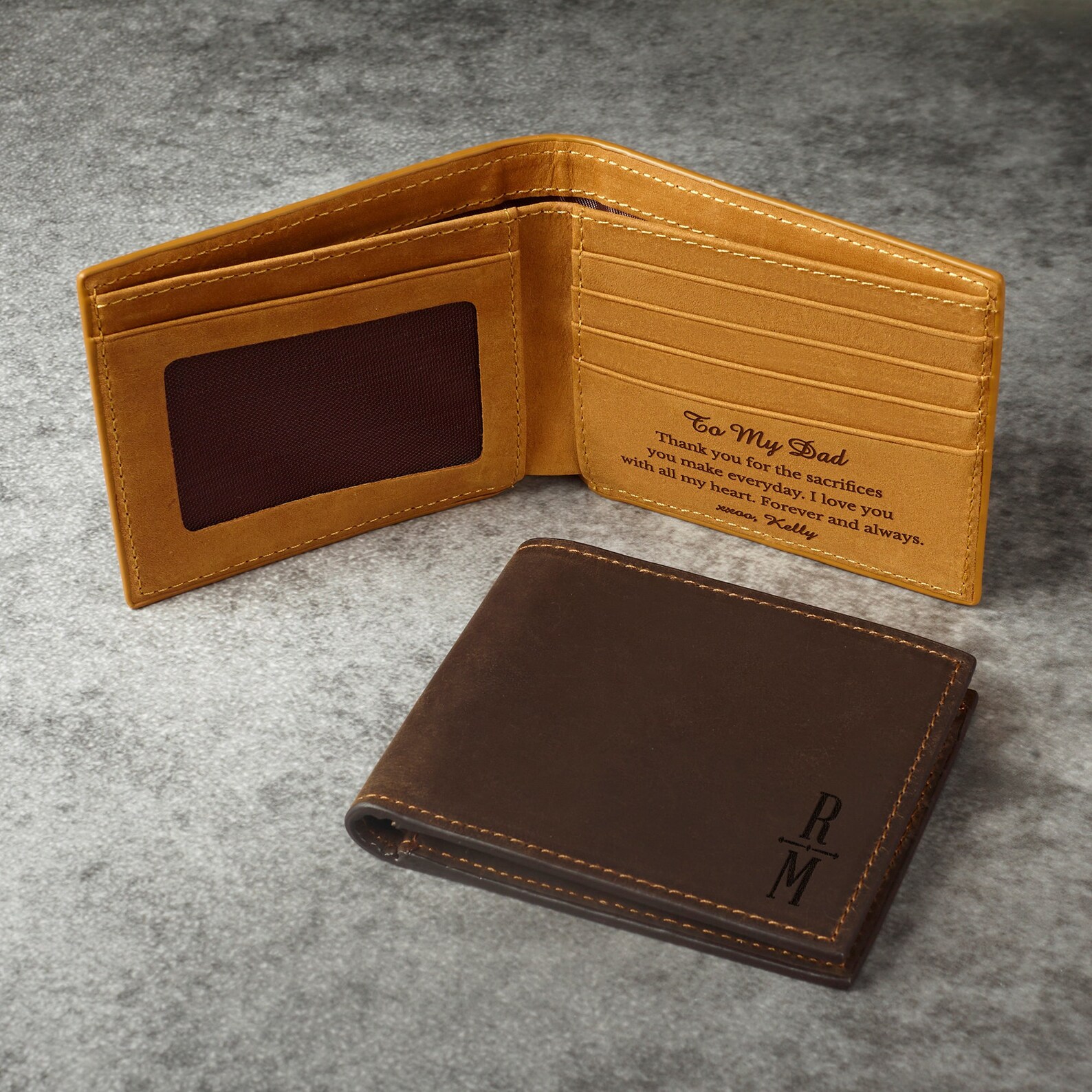 Daddy Wallet, Dad Custom Wallet, Father's Day Gift From Kids, Birthday ...