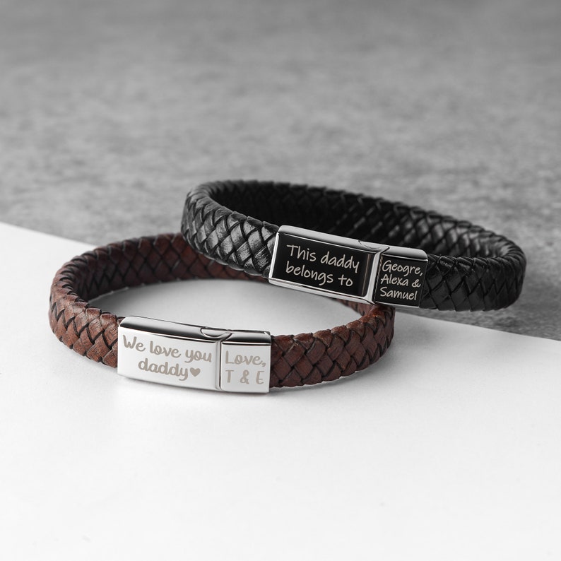 Papa Armband personalisierte Armband für Männer Papa Etsy