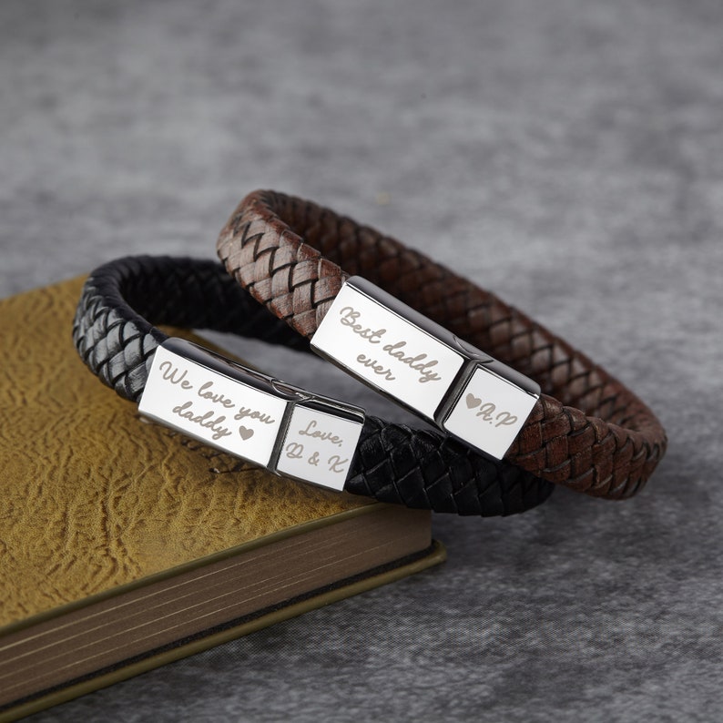 Papa Armband personalisierte Armband für Männer Papa Etsy