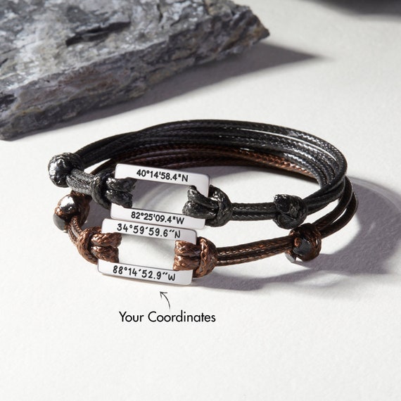 Etsy on sale coordinates bracelet