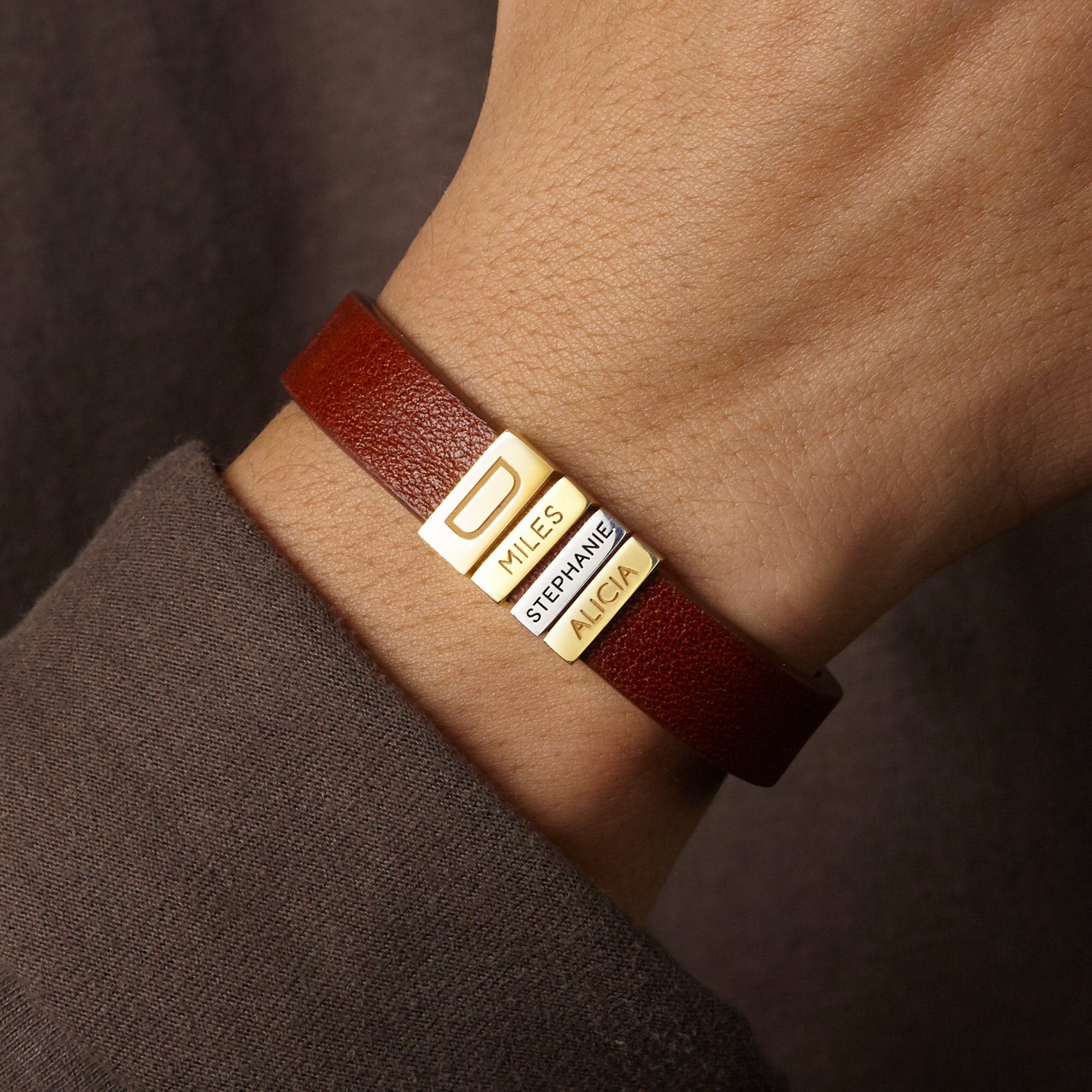 Kids Name Bracelet For Dad Custom Daddy Gift Dad Gift From Etsy