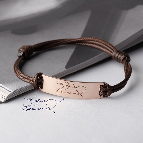 4B-046 HANDMADE Gift Sterling Silver and Leather New Wristband Men Bracelet 