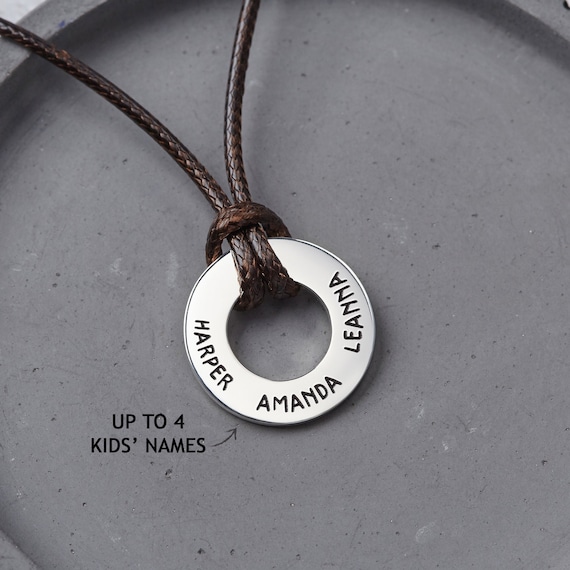 Personalized necklace for dad outlet