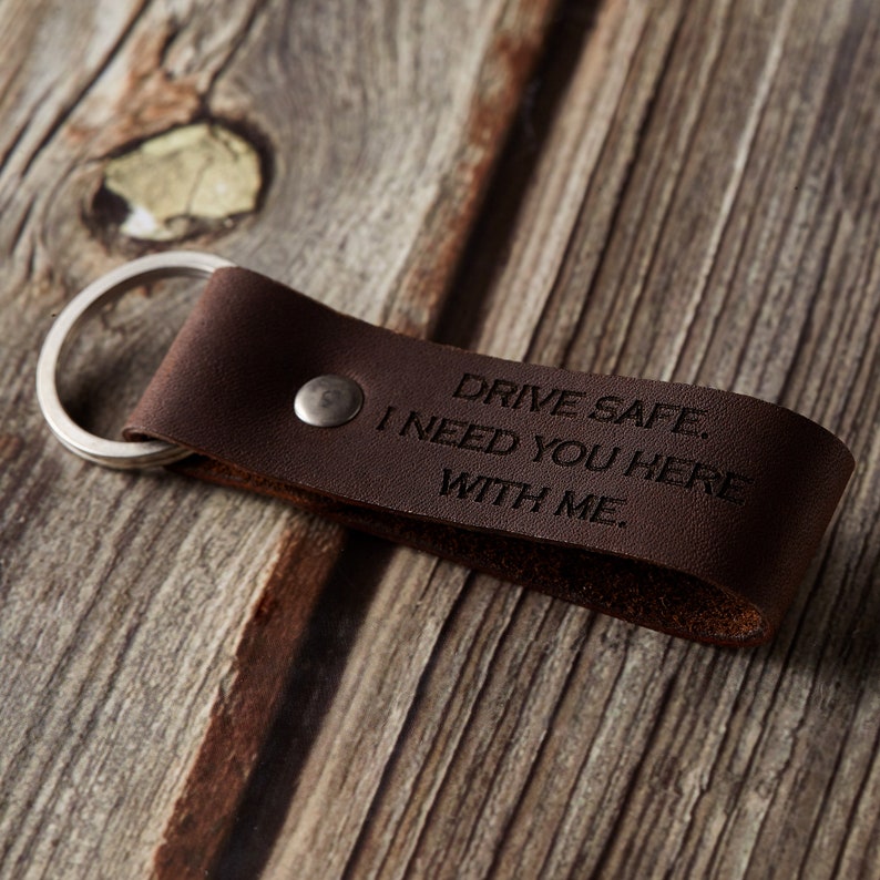 Drive Safe Keychain Personalized Drive Safe I Love You Etsy