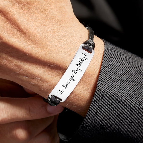 Handwriting Bracelet Bracelets In Memory Of A Loved One Custom