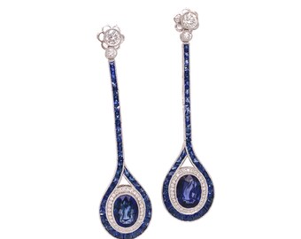 Ballroom Sapphire Earrings