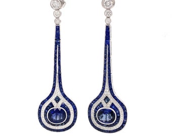 Thoroughbred Sapphire Earrings