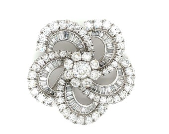 Vintage Diamond Brooch