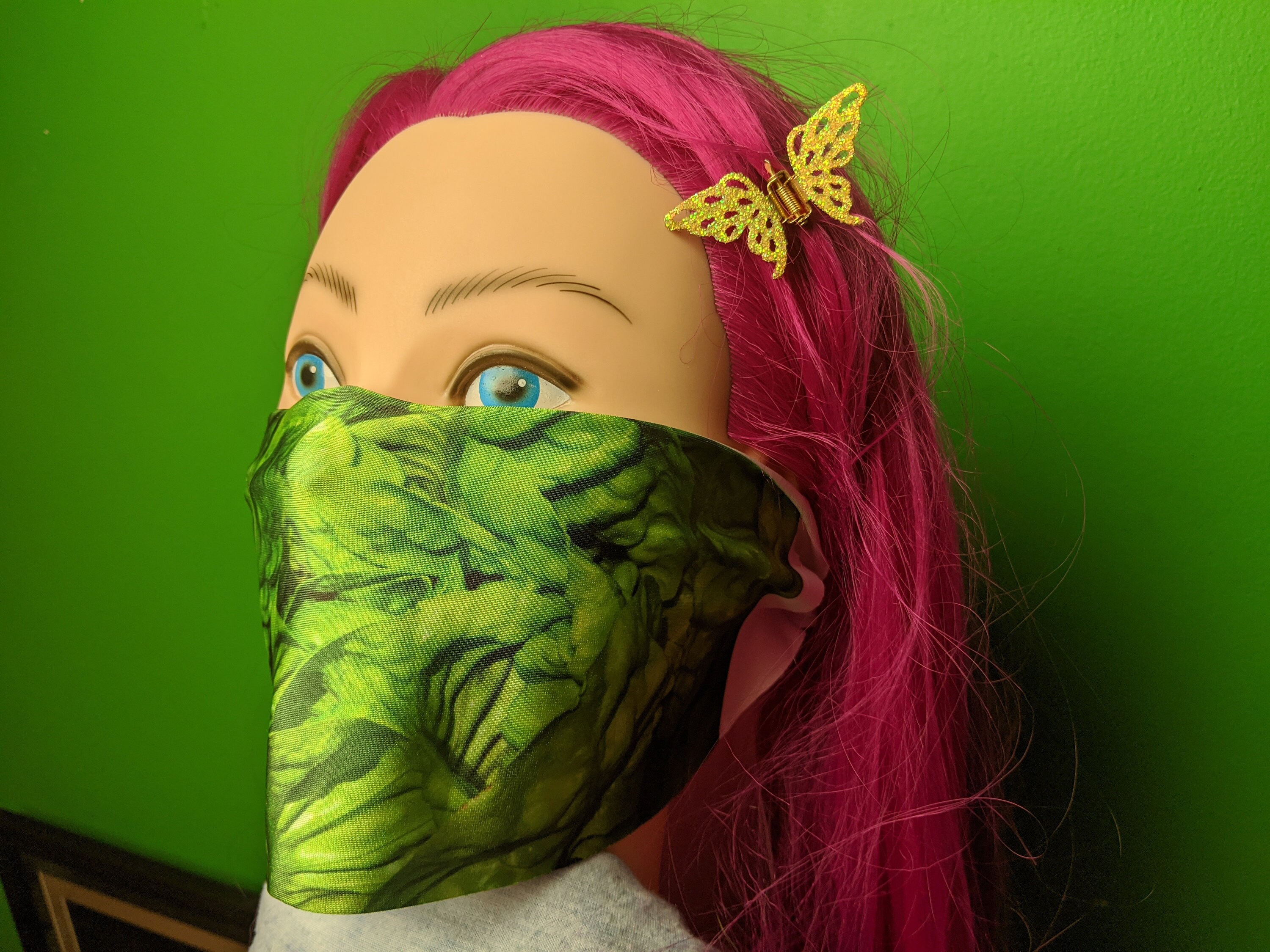 Lettuce Salad Vegetarian Veggie Foodie Funny Fashion Face Mask Etsy