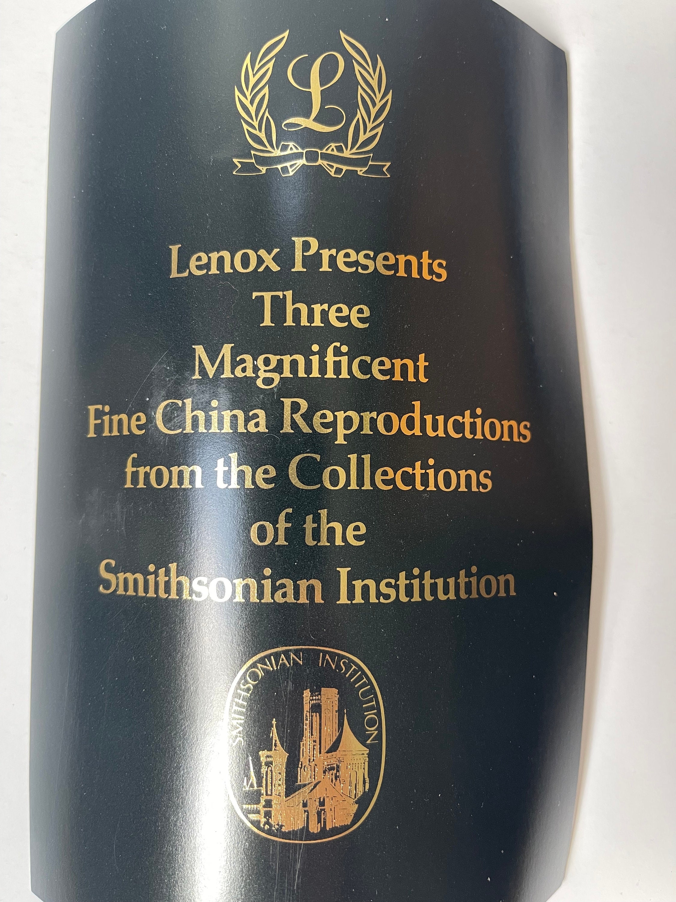 Lenox SaxonyVase Smithsonian Institution Lenox Smithsonian Vintage