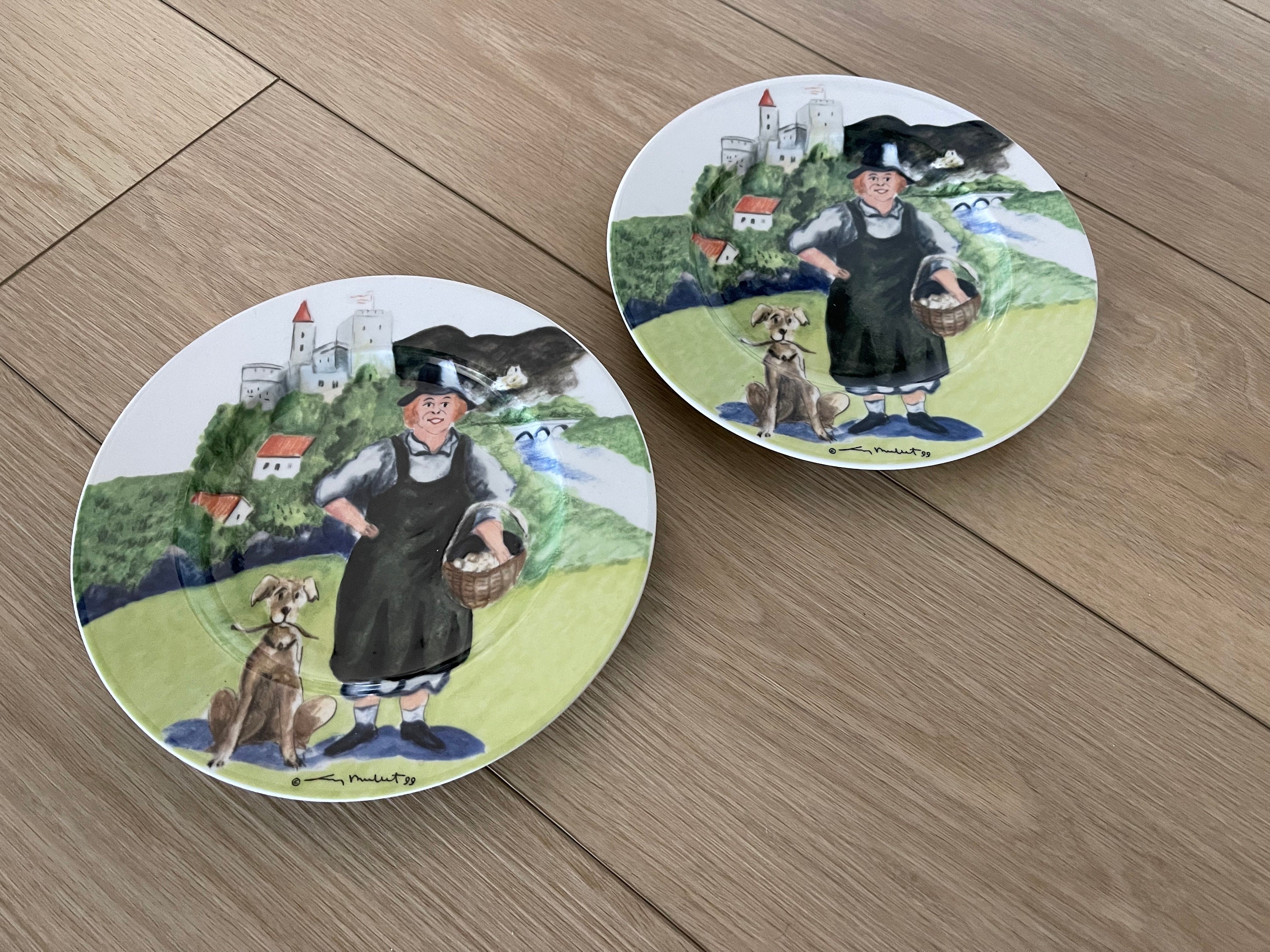 Williams Sonoma Guy Buffet お皿4枚セット Set of 4 Plates 7 3/4