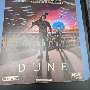 Dune CED Video 2 Disc Set, MCA home video, 1985