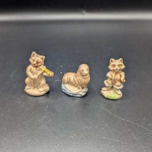 Wade Tea Collectibles: Ceramic Figurines Set of 3