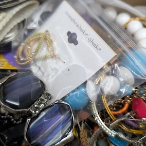 Assorted Mixed Jewelry by Weight / Wearable Mixed Jewelry Fun Bag / Jewelry Lot / Necklaces / Rings / Earrings / Bracelets / Watches