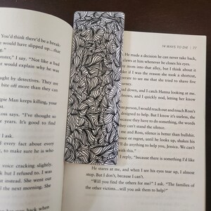 Black and White Abstract Book Mark - Etsy