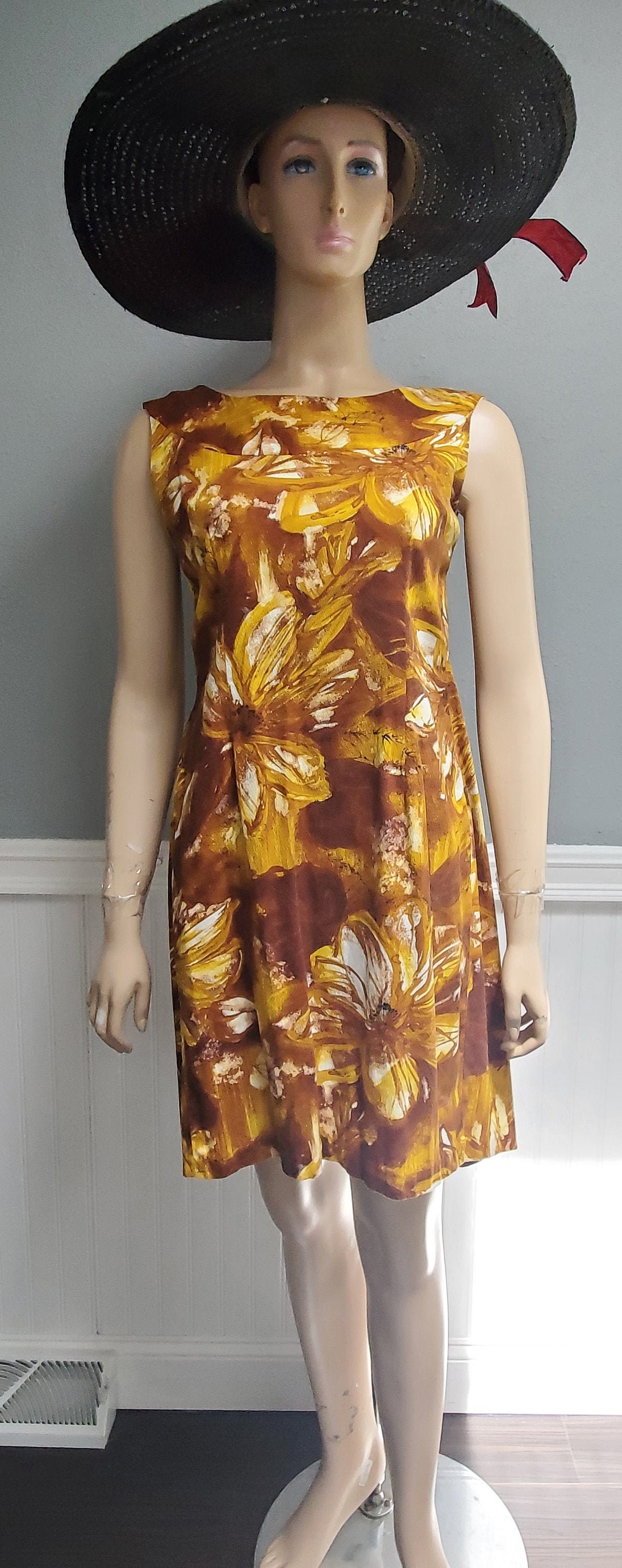 1960's Royal Hawaiian Dress Original 