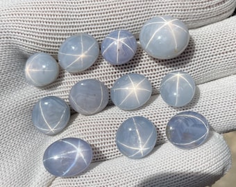 164.32 CT gray-blue Star Sapphire parcel 11 PCS (Natural Unheated) ID- SS001409