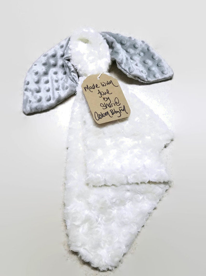 Baby Mini Blanket Snuggy Blankie Lovie Soft Blankie Baby Cuddle Blanket Lovey Blanket Security Blanket Snuggie Bunny