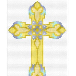 Religious Cross Cross Stitch Pattern PDF Pattern Digital Download Bible Verse Modern Cross Stitch Jesus Cross Stitch Faith Cross Stitch