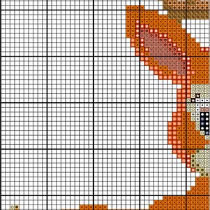 Deer Cross Stitch Pattern PDF Pattern Digital Download Modern Cross ...