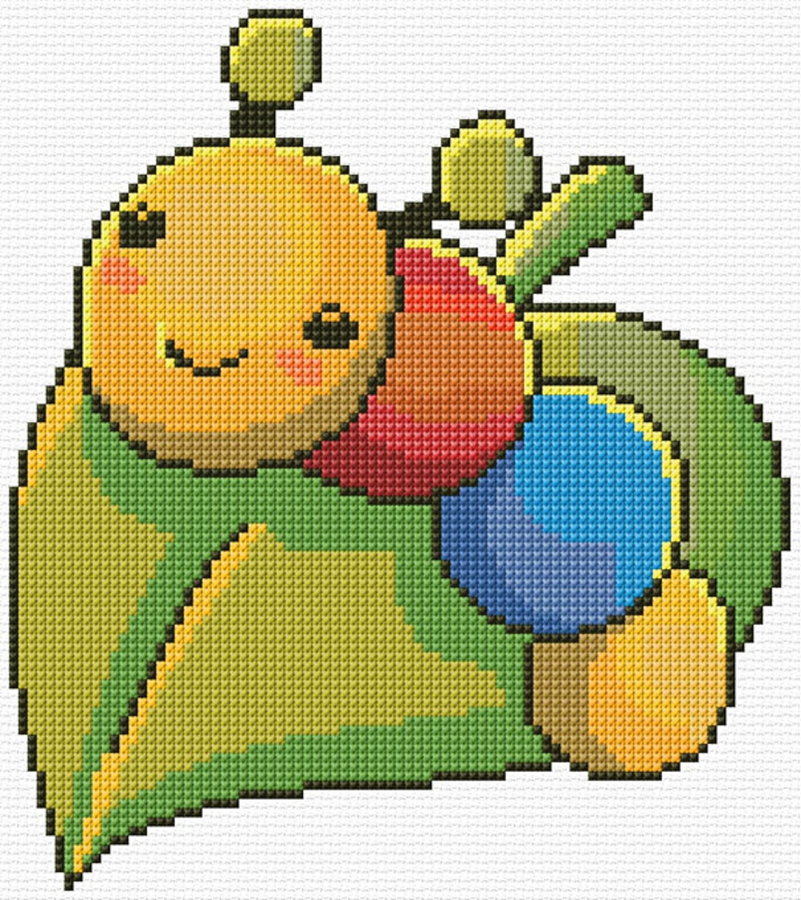 Caterpillar Cross Stitch Pattern PDF Pattern Digital Download - Etsy