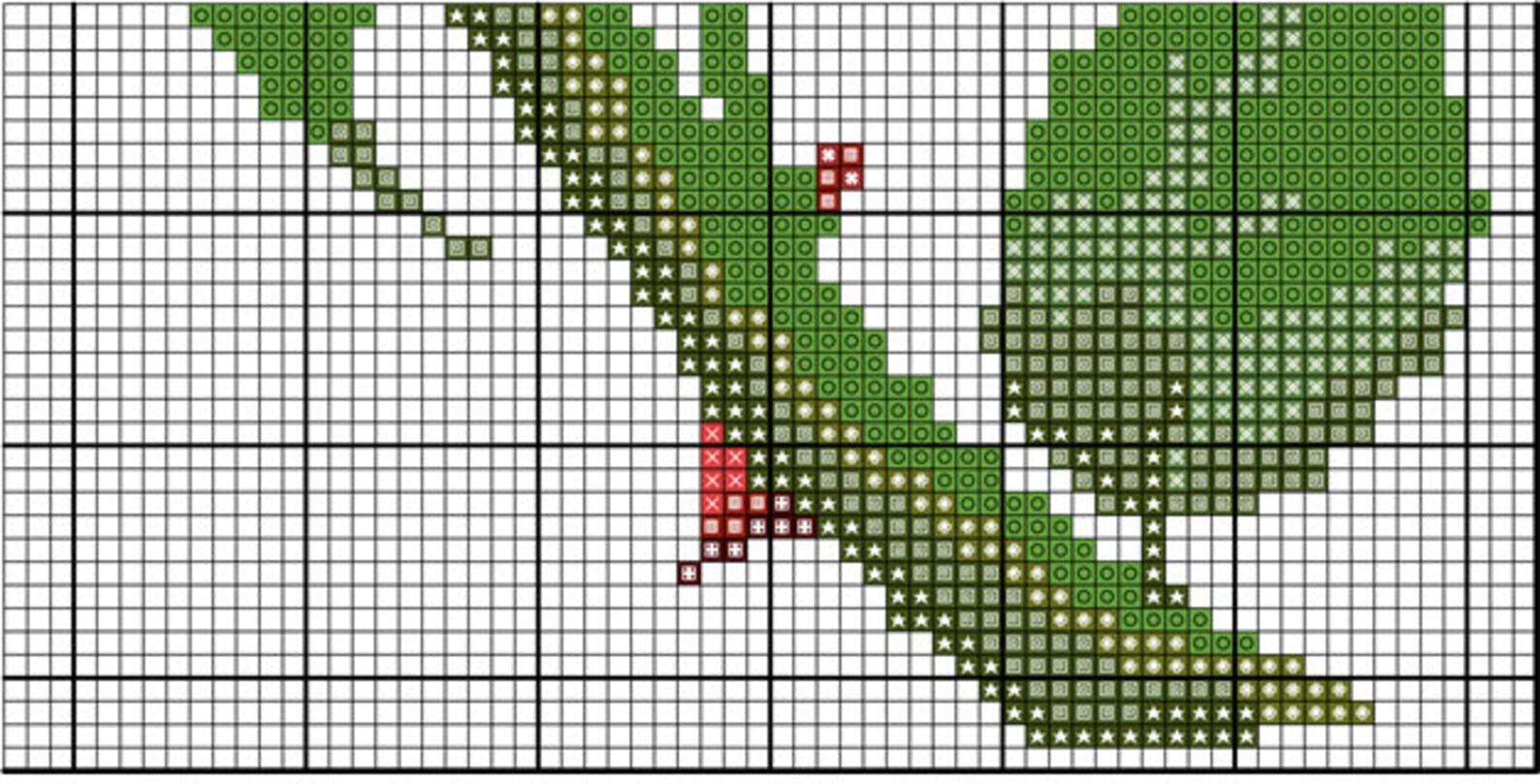 Red Rose Cross Stitch Pattern PDF Pattern Digital Download - Etsy