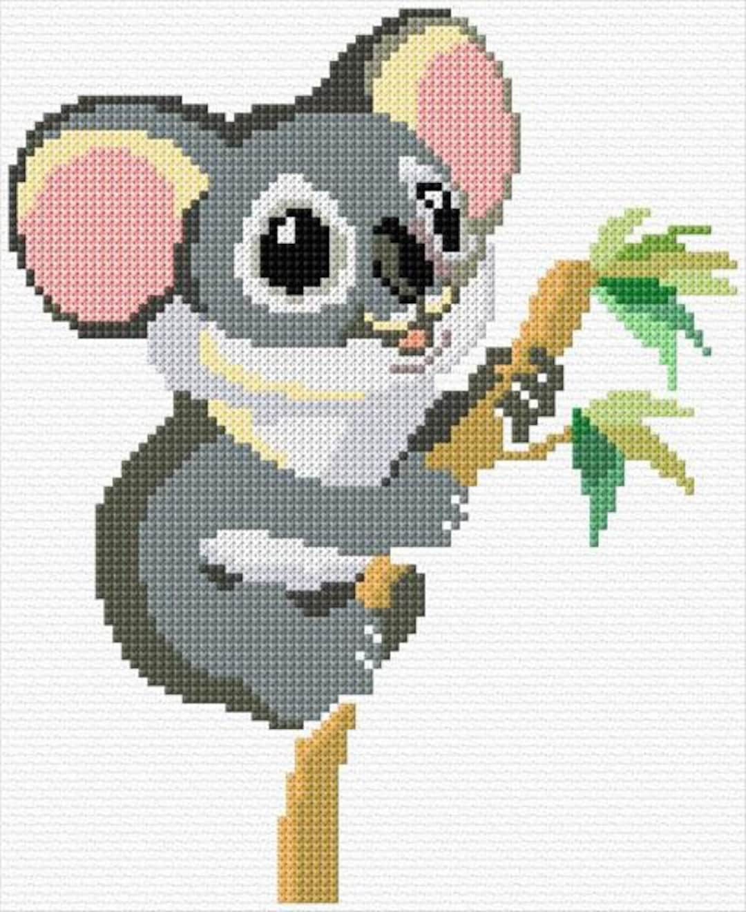 Koala Cross Stitch Pattern PDF Pattern Digital Download Etsy