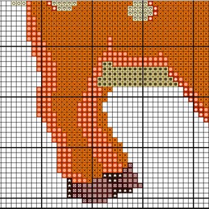 Deer Cross Stitch Pattern PDF Pattern Digital Download Modern Cross ...